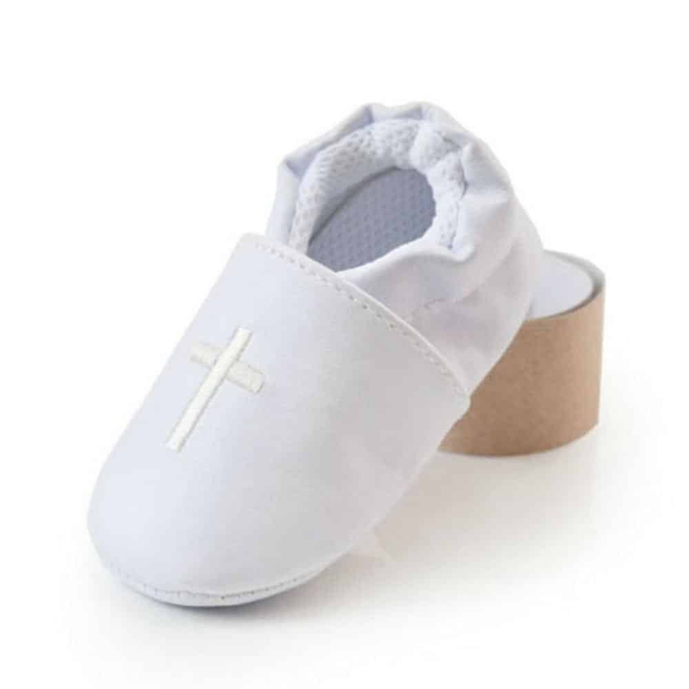 chaussure blanche bapteme garçon