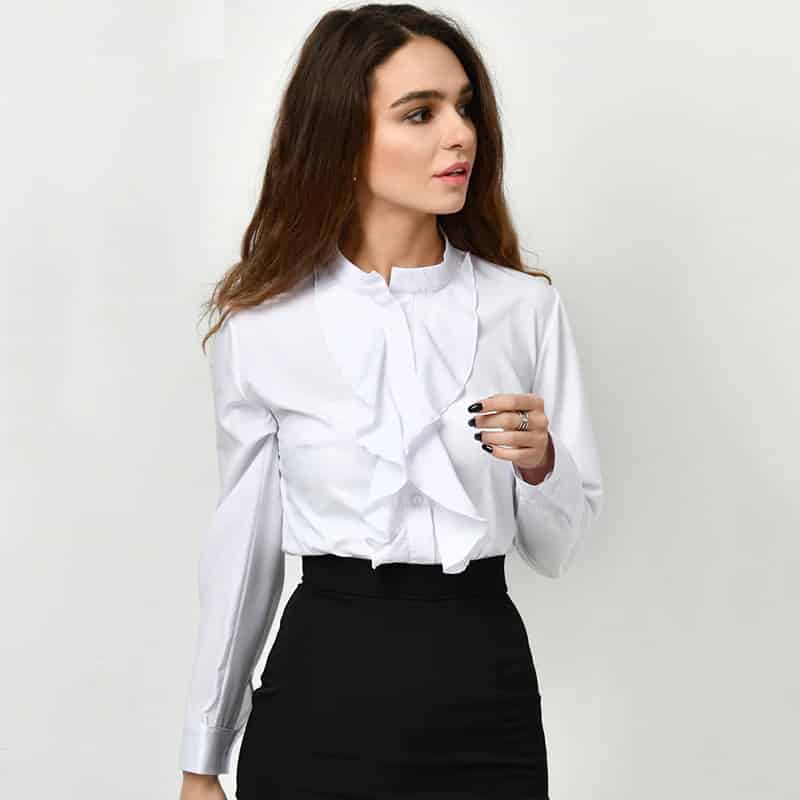 Chemisier Blanc Femme Chic | ubicaciondepersonas.cdmx.gob.mx