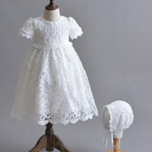 Robe Blanche Bapteme Bebe Fille Soiree Blanche