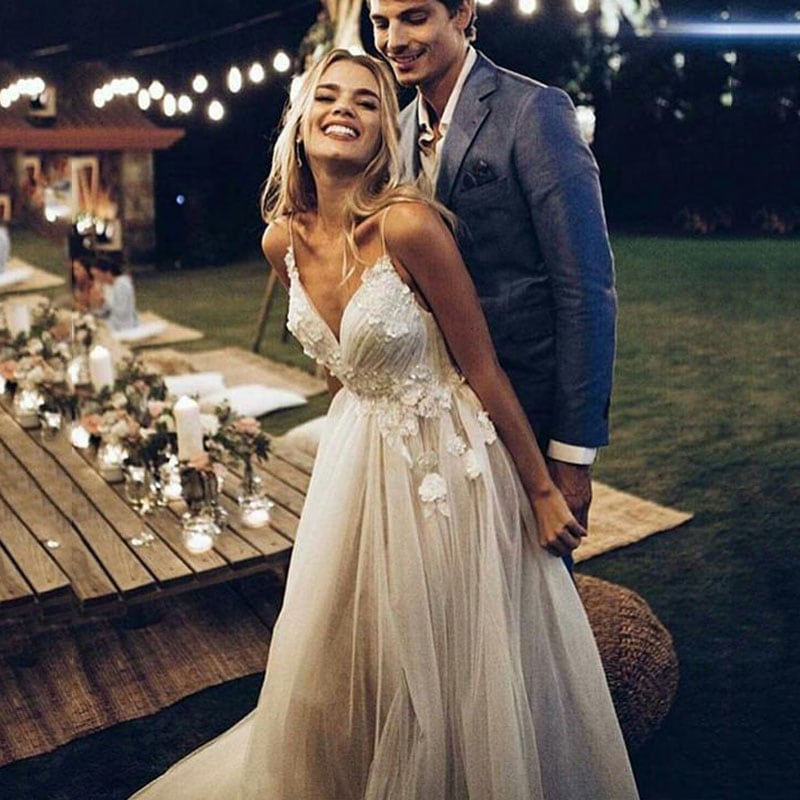 robe de mariée dos nue