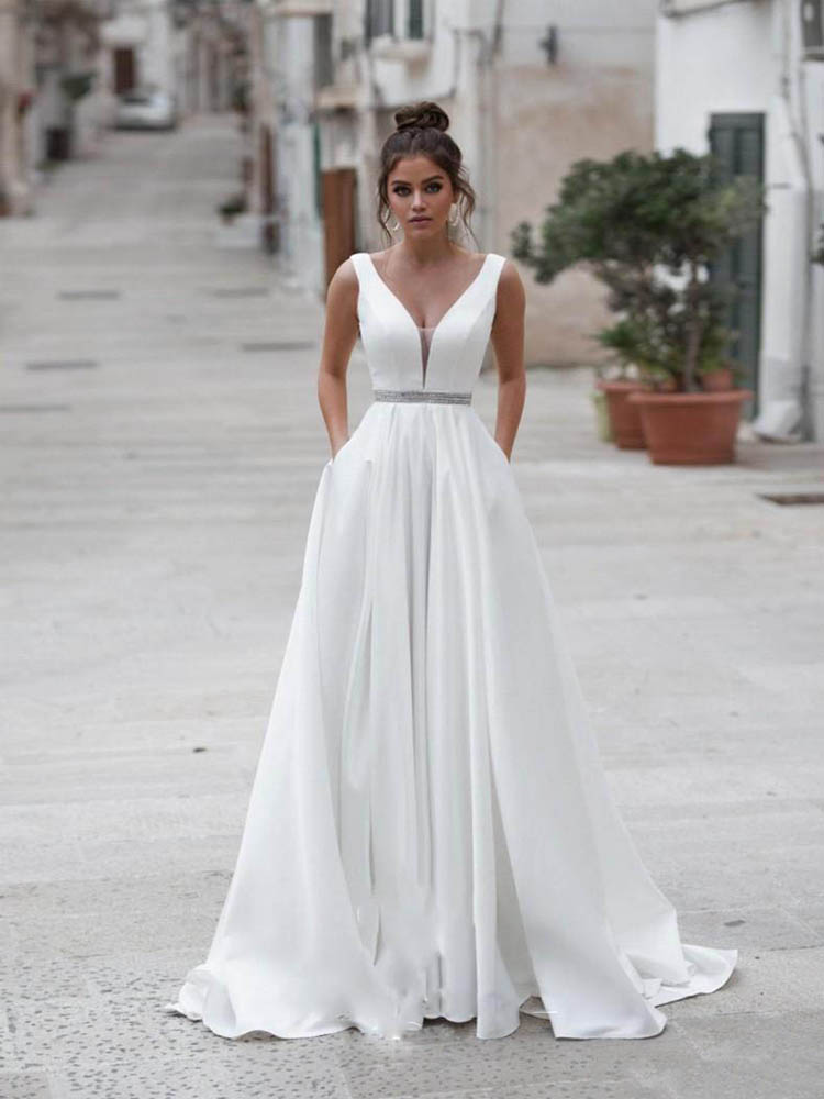 Robe Mariage Blanche Soirée Blanche