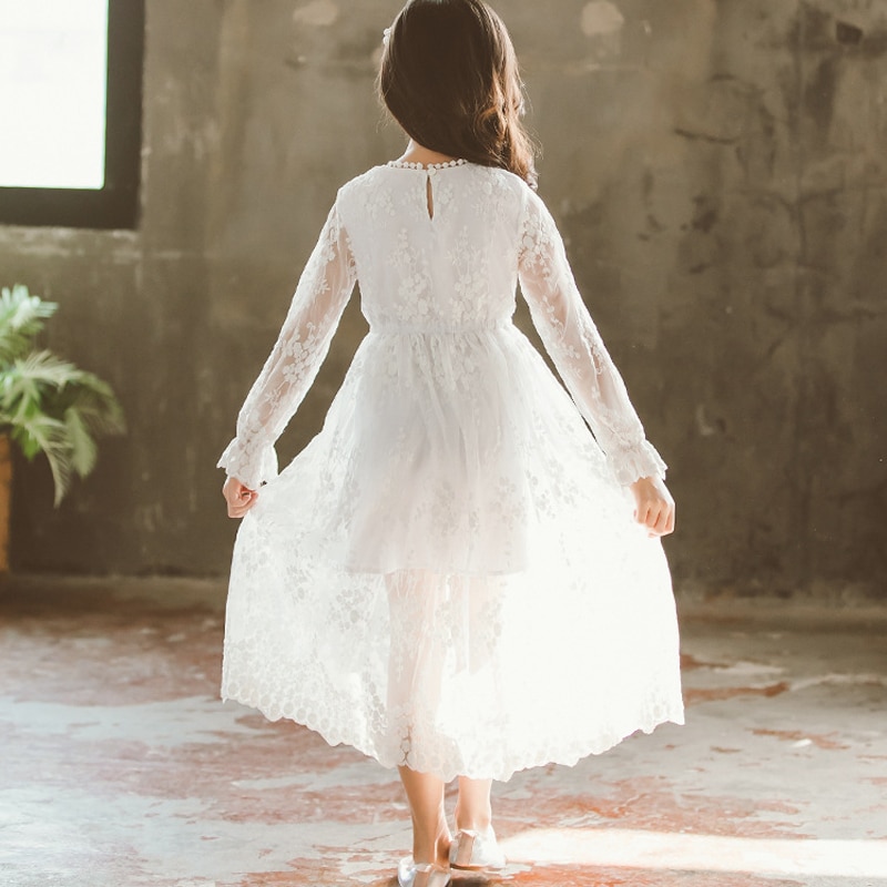 Robe Blanche Communion Fille Soirée Blanche