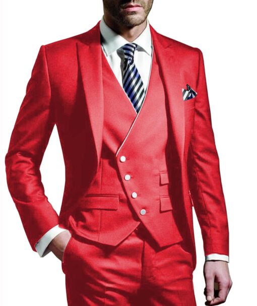 Costume Blanc Homme Chic 3 Pièces – Image 10