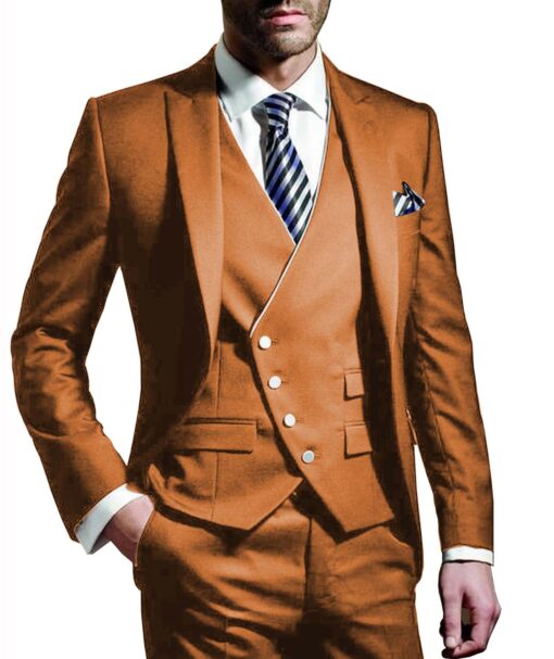 Costume Blanc Homme Chic 3 Pièces – Image 7
