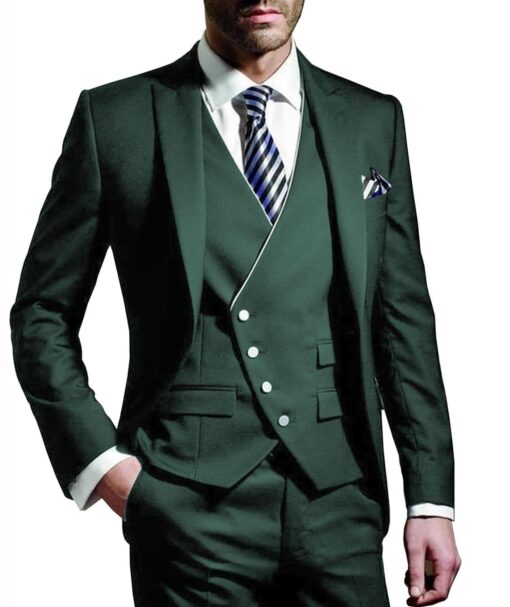 Costume Blanc Homme Chic 3 Pièces – Image 6