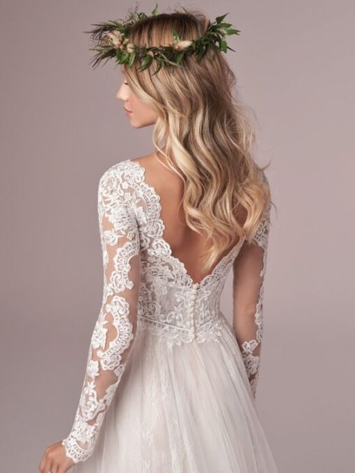 Robe De Mariée Bohème Dos de Prêt | Soirée Blanche
