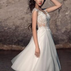 Mariage Civil Robe De Mariée Courte Blanche image 6 | Soirée Blanche Mariage Civil Robe De Mariée Courte Blanche | Soirée Blanche