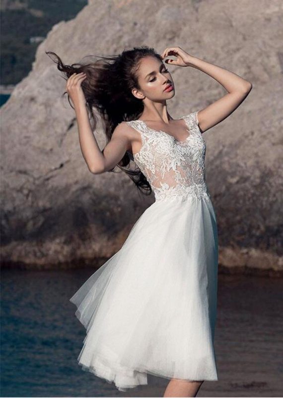 Robe de mariée manche courte dentelle Robe de mariée manche courte dentelle