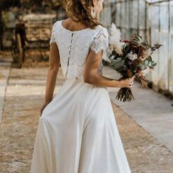 Jupe Blanche De Mariée image 4 | Soirée Blanche Robe De Mariée Jupe Et Haut Dentelle Blanche | Soirée Blanche