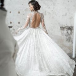 Robe De Mariée Courte Avec Traîne image 7 | Soirée Blanche Robe De Mariée Courte Avec Traine | Soirée Blanche