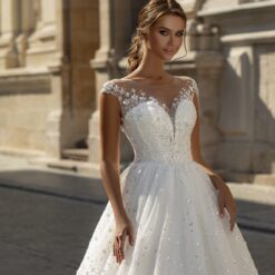 Robe De Mariée Bustier Princesse Blanche image 5 | Soirée Blanche Robe De Mariée Bustier Princesse Blanche