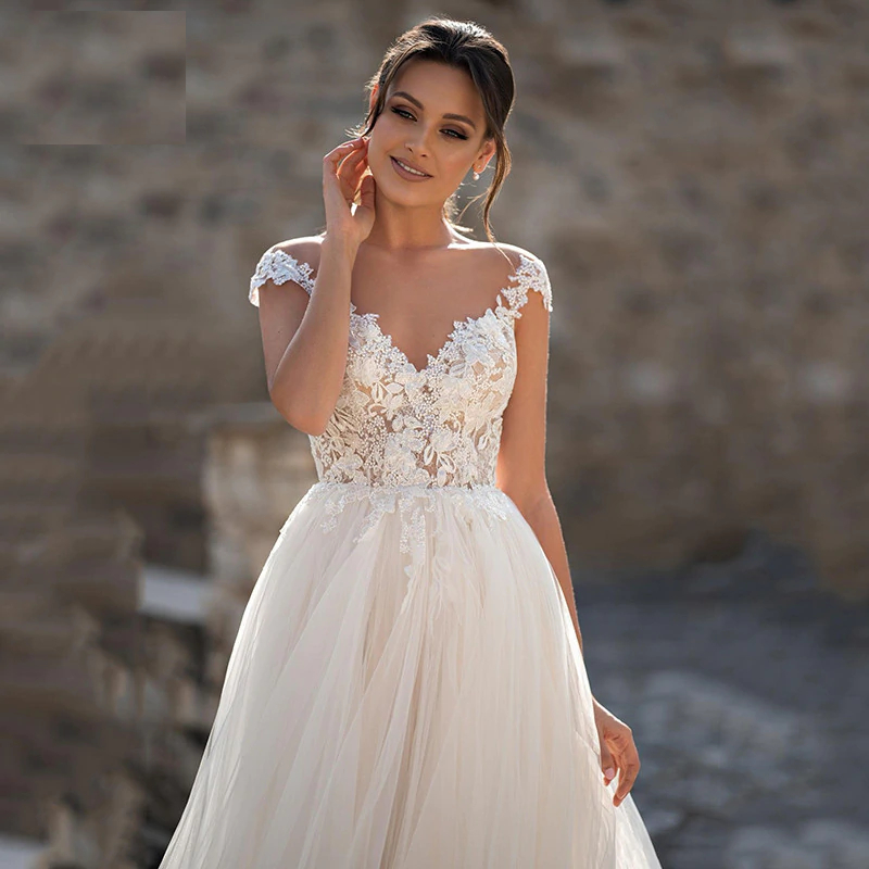 Robe de mariée trapèze dentelle Robe de mariée trapèze dentelle