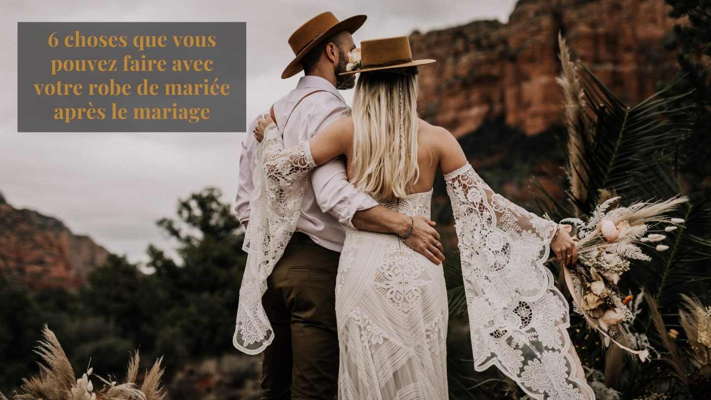 que faire de sa robe de mariée