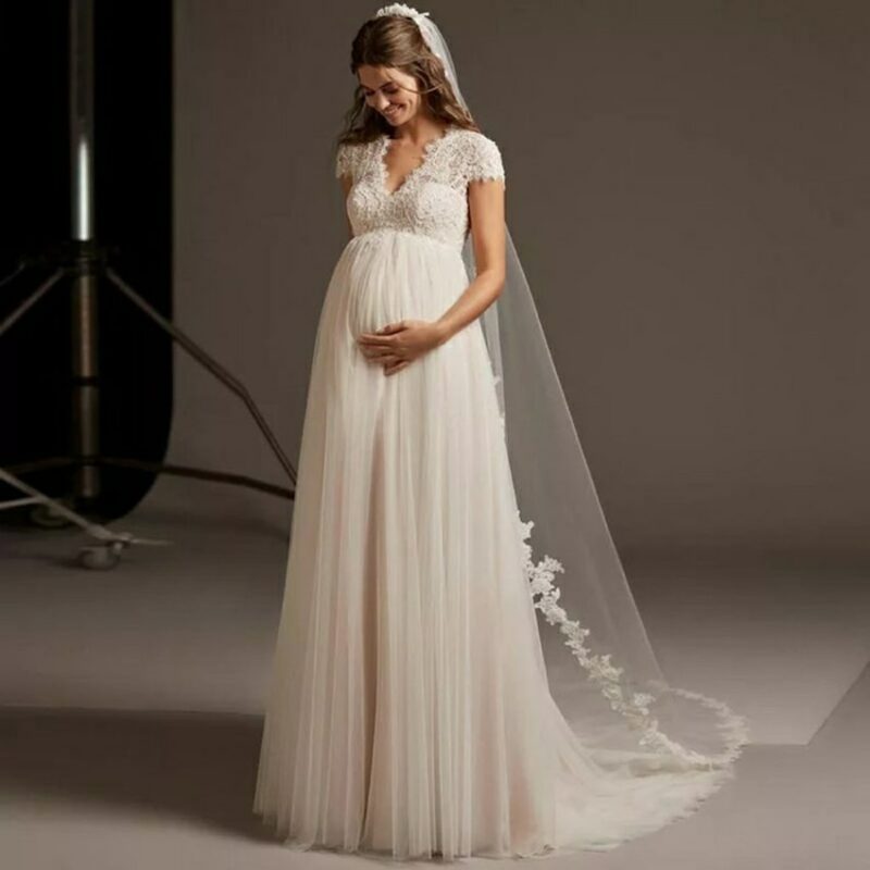 Robe de mariée princesse femme enceinte Robe de mariée princesse femme enceinte
