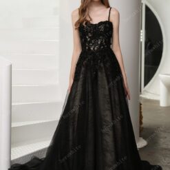 Robe De Mariée Noire image 9 | Soirée Blanche Robe De Mariée Noire