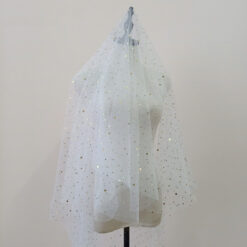 Voile De Mariée Fantaisie Blanc | Soirée blanche