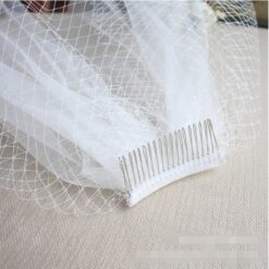 Chapeau Voile Mariage Blanc image 9 | Soirée Blanche Chapeau Voile Mariage Blanc | Soirée Blanche