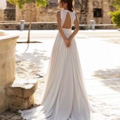 Robe De Mariée Dos Nu Dentelle Blanche | Soirée Blanche