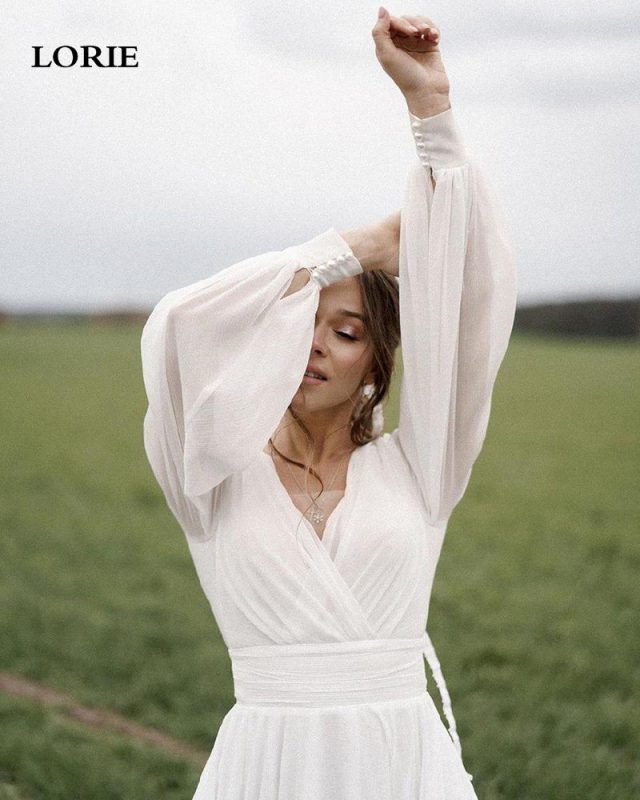 Robe de mariée fluide courte Robe de mariée fluide courte