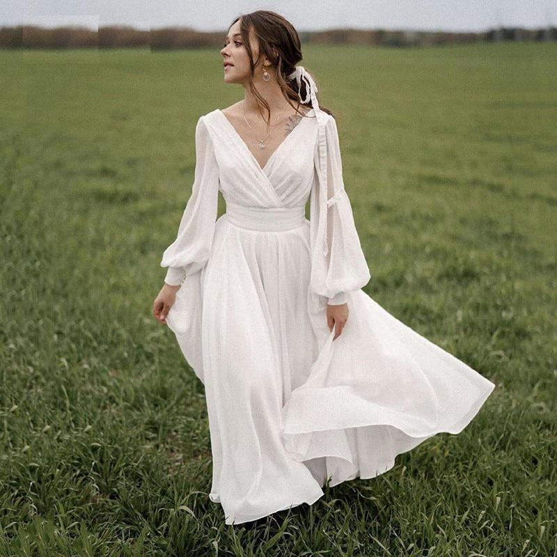 Bohème chic robe de mariée courte Bohème chic robe de mariée courte