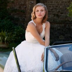 Robe De Mariée Courte Année 50 Blanche | Soirée Blanche