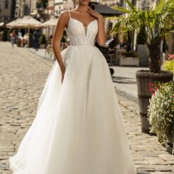 Robe De Mariée Sirène Dos Nu Sexy Blanche image 9 | Soirée Blanche Robe De Mariée Sirène Dos Nu Sexy Blanche