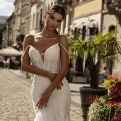 Robe De Mariée Sirène Dos Nu Sexy Blanche image 8 | Soirée Blanche Robe De Mariée Sirène Dos Nu Sexy Blanche