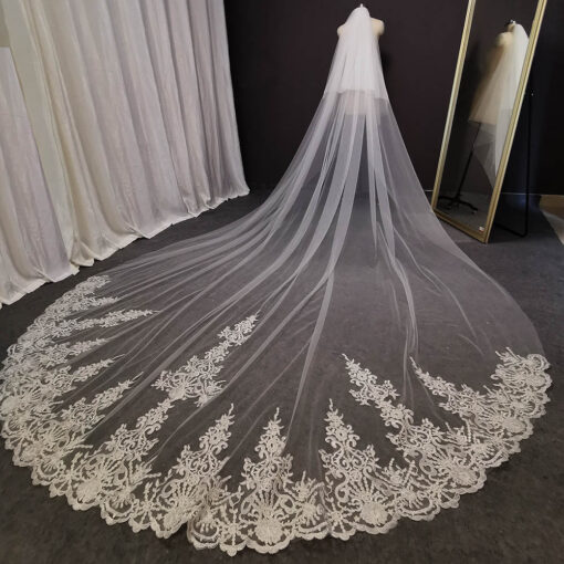 Voile Mariage Long | Soirée Blanche