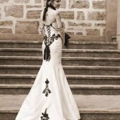 Robe De Mariée Gothique Blanche image 5 | Soirée Blanche Robe De Mariée Gothique Blanche | Soirée Blanche