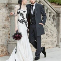 Robe De Mariée Gothique Blanche image 4 | Soirée Blanche Robe De Mariée Gothique Blanche | Soirée Blanche