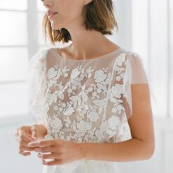 Robe De Mariée Courte Pour Mariage Civil Blanche