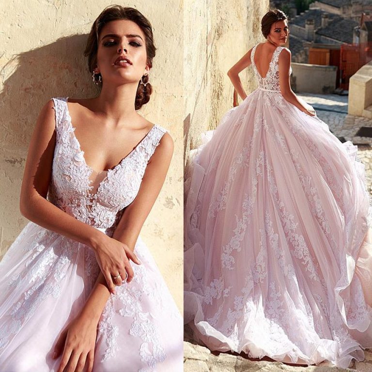 3 conseils pour choisir la robe de mariée parfaite - robe rose