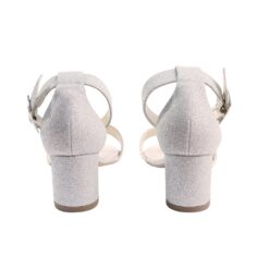 Chaussures De Mariée Blanche Avec Strass