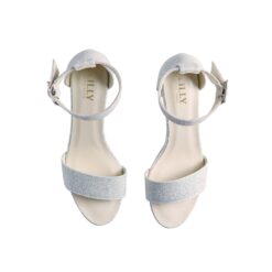 Chaussures De Mariée Blanche Avec Strass