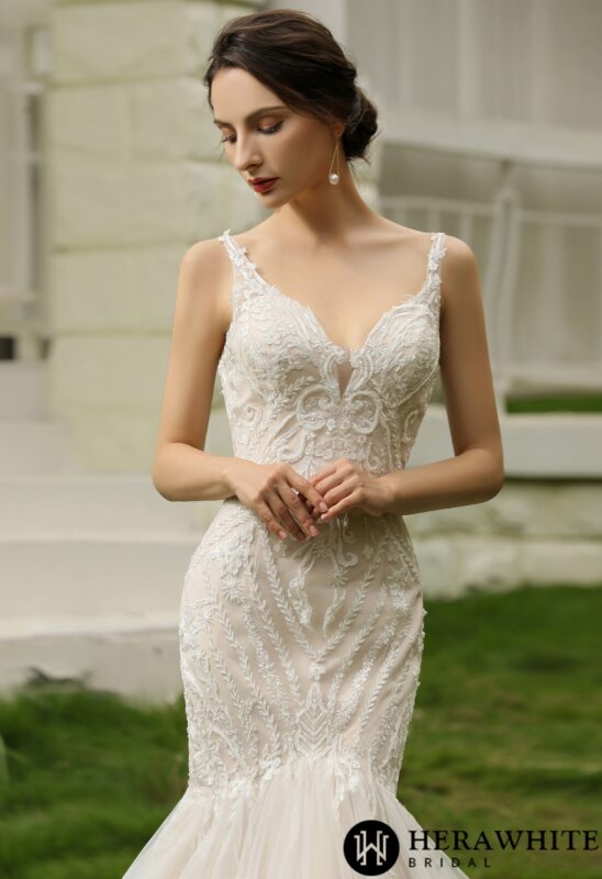 Robe de mariée trompette dentelle Robe de mariée trompette dentelle