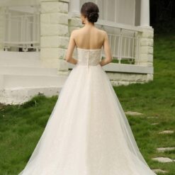 Robe de mariée princesse bustier et dentelle image 14 | Soirée Blanche Robe de mariée princesse bustier et dentelle | Soirée Blanche