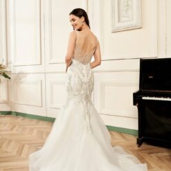 Robe de mariée sirène brodée et perlée image 12 | Soirée Blanche Robe de mariée sirène brodée et perlée | Soirée Blanche