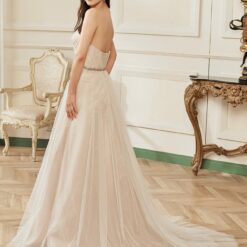 Robe de mariée en tulle avec corset rose nude image 12 | Soirée Blanche Robe de mariée en tulle avec corset rose nude | Soirée Blanche