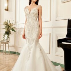 Robe de mariée sirène brodée et perlée image 9 | Soirée Blanche Robe de mariée sirène brodée et perlée | Soirée Blanche