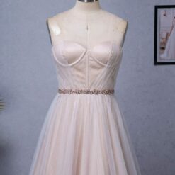 Robe de mariée en tulle avec corset rose nude image 14 | Soirée Blanche Robe de mariée en tulle avec corset rose nude | Soirée Blanche