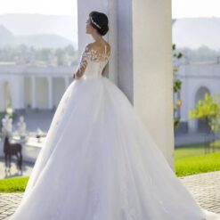 Robe De Mariée Princesse Dentelle Blanche