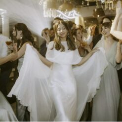 Robe De Mariée Sirène Avec Cape