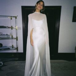 Robe De Mariée Sirène Avec Cape