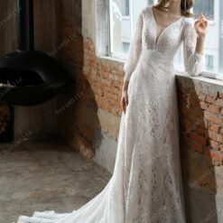 Robe De Mariée Dentelle Florale image 7 | Soirée Blanche Robe de mariée Dentelle florale