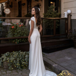 Robe De Mariée Bohème Chic Dos Nu Blanche image 5 | Soirée Blanche Robe De Mariée Bohème Chic Dos Nu Blanche | Soirée Blanche