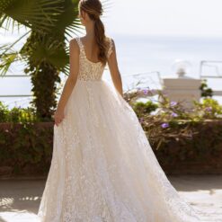Robe De Mariée Bohème Dentelle Blanche | Soirée Blanche