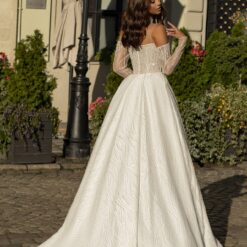 Robe De Mariée Princesse Col Bardot