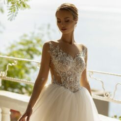 Robe De Mariée Princesse Bustier Illusion image 5 | Soirée Blanche Robe De Mariée Princesse Bustier Illusion | Soirée Blanche