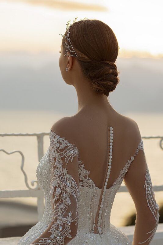 Robe de mariée princesse avec voile