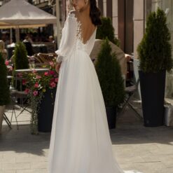 Robe De Mariée Simple Bohème Blanche